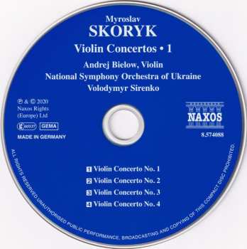 CD نيسم جلال: Violin Concertos ∙ 1 (Nos. 1–4) 180013