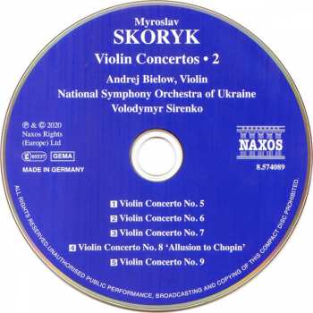 CD نيسم جلال: Violin Concertos • 2 281322