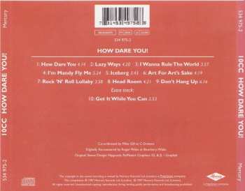 CD 10cc: How Dare You! 16636