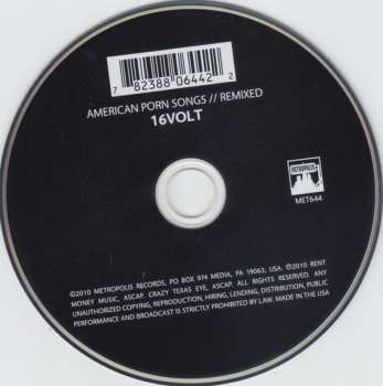 CD 16 Volt: American Porn Songs // Remixed 249090