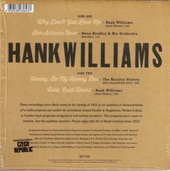 SP Hank Williams: 1952 Radio Audition LTD | CLR 216