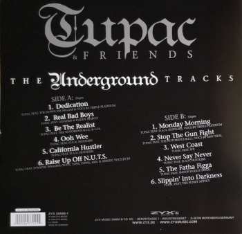 LP 2Pac: Tupac & Friends - The Underground Tracks 63666