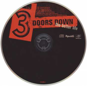 CD 3 Doors Down: The Better Life 4490