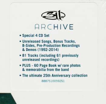 4CD/Box Set 311: Archive