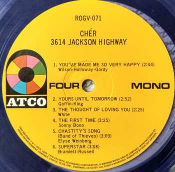 2LP Cher: 3614 Jackson Highway LTD | NUM | CLR 473