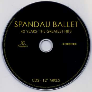 3CD Spandau Ballet: 40 Years: The Greatest Hits