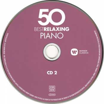 3CD Various: 50 Best Relaxing Piano 607