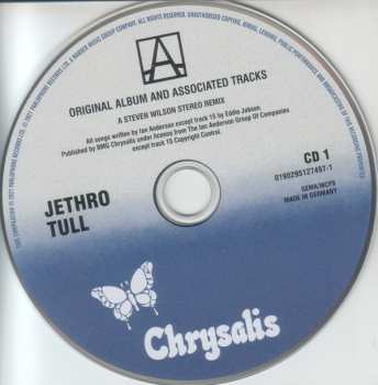 5CD/DVD Jethro Tull: A (A La Mode) - The 40th Anniversary Edition LTD