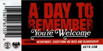 LP A Day To Remember: You're Welcome 41269