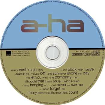 CD a-ha: Minor Earth | Major Sky