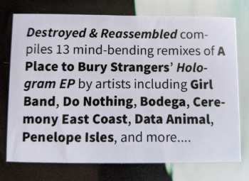 LP A Place To Bury Strangers: Hologram I Destroyed & Reassembled LTD | CLR 436751
