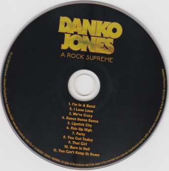 CD Danko Jones: A Rock Supreme DIGI 30837