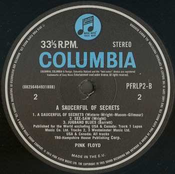 LP Pink Floyd: A Saucerful Of Secrets 31501