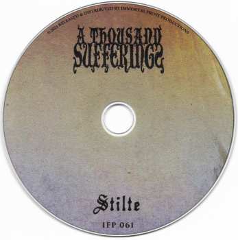 CD A Thousand Sufferings: Stilte LTD 228649