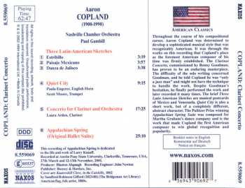 CD Aaron Copland: Appalachian Spring / Clarinet Concerto / Quiet City 307982