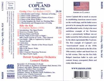 CD Aaron Copland: Billy The Kid (Complete Ballet) - Grohg (One-Act Ballet) 181309