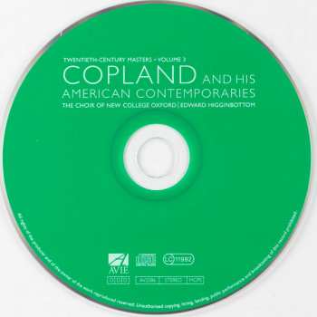 CD Aaron Copland: Copland And His American Contemproraries 296374