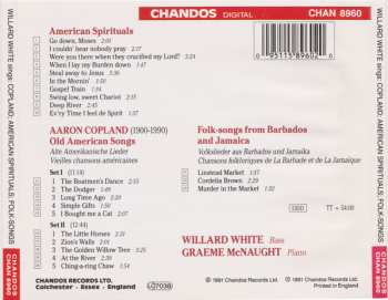 CD Aaron Copland: Old American Songs I & II; American Spirituals; Folk-Songs From Barbados & Jamaica 459037