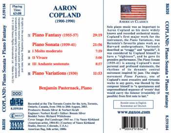 CD Aaron Copland: Piano Sonata • Piano Fantasy 242961