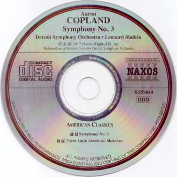 CD Aaron Copland: Symphony No. 3 329653