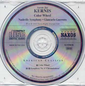 CD Aaron Jay Kernis: Color Wheel 329453