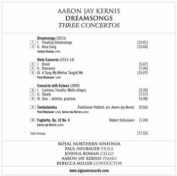 CD Aaron Jay Kernis: Dreamsongs, Three Concertos 339957