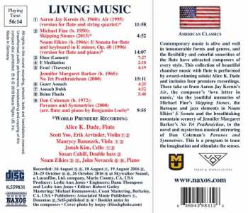 CD Aaron Jay Kernis: Living Music: New Chamber Music For Flute 126047
