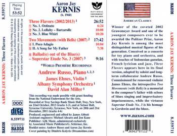 CD Aaron Jay Kernis: Three Flavors 126140