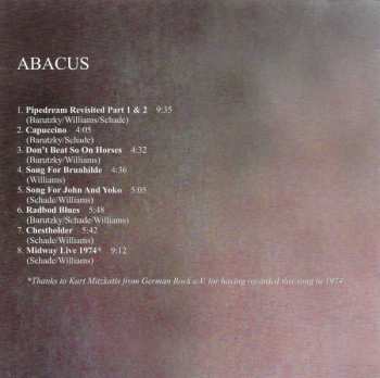 CD Abacus: Abacus