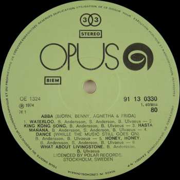 LP ABBA: ABBA (Björn, Benny, Agnetha & Frida) 70373