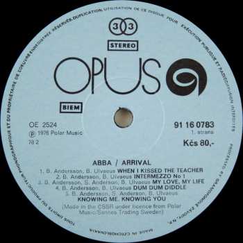 LP ABBA: Arrival 41774