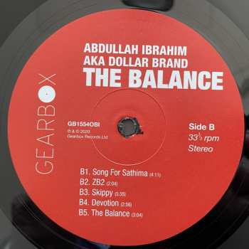 LP Abdullah Ibrahim: The Balance 75145