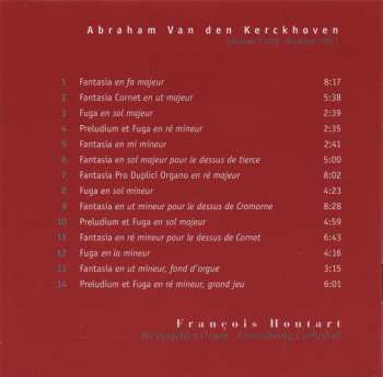 CD Abraham van den Kerckhoven: Organ Works 178997