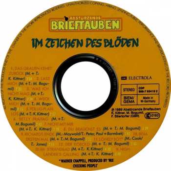 CD Abstürzende Brieftauben: Im Zeichen Des Blöden 259307