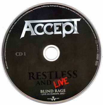 2CD/Blu-ray Accept: Restless And Live 30214