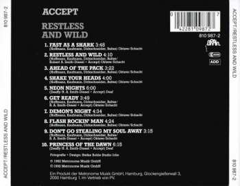 CD Accept: Restless And Wild 374748