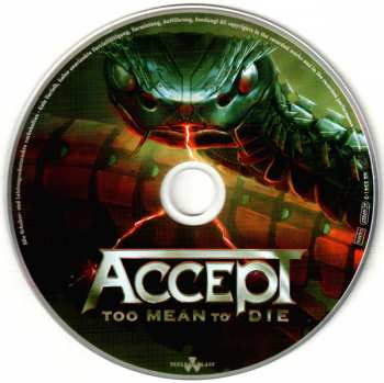 CD Accept: Too Mean To Die