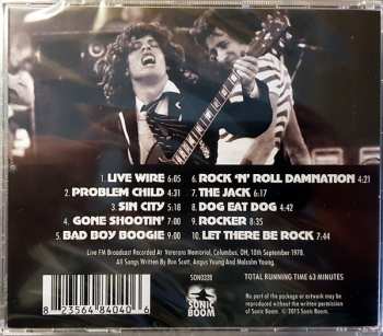 CD AC/DC: Veterans Memorial 1978 (The Ohio Broadcast)
