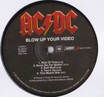 LP AC/DC: Blow Up Your Video 5257