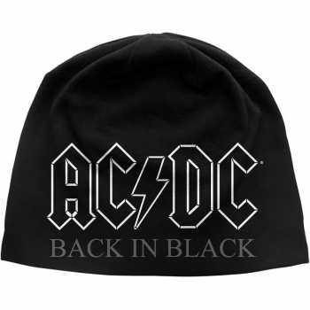 Merch AC/DC: Čepice Back In Black