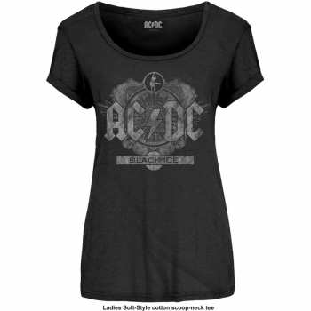 Merch AC/DC: Dámské Tričko Black Ice 