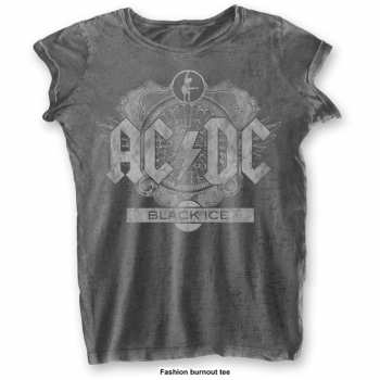 Merch AC/DC: Dámské Tričko Black Ice 