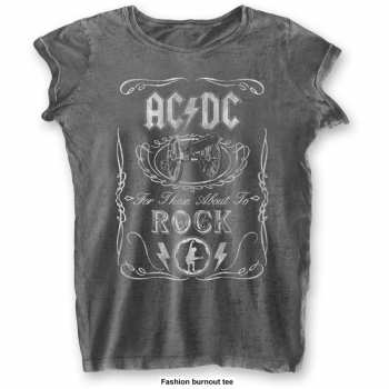 Merch AC/DC: Dámské Tričko Cannon Swig 