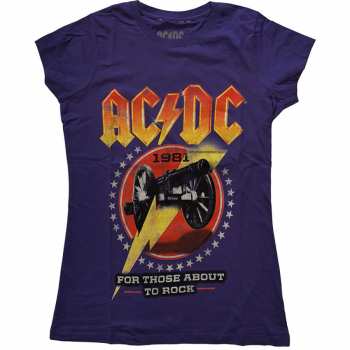 Merch AC/DC: Dámské Tričko For Those About To Rock '81 