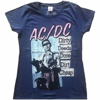 Merch AC/DC: Dámské Tričko Vintage Ddddc 