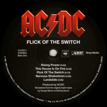 LP AC/DC: Flick Of The Switch 12861