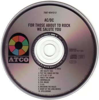 CD AC/DC: For Those About To Rock We Salute You