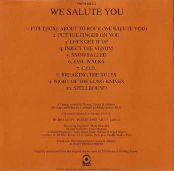 CD AC/DC: For Those About To Rock We Salute You