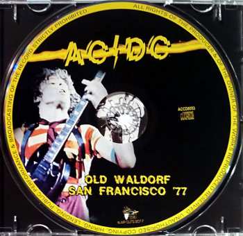CD AC/DC: Old Waldorf San Francisco '77