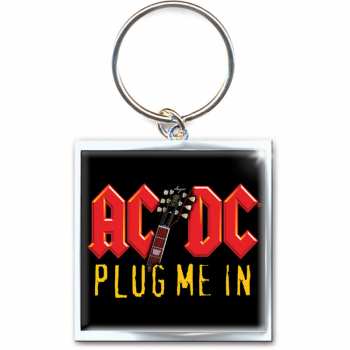 Merch AC/DC: Klíčenka Plug Me In 